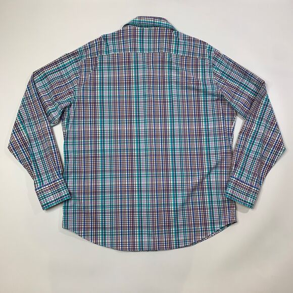Peter Millar Shirt Mens XL Extra Large Summer Comfort Performance Plaid Nylon - Picture 7 of 13